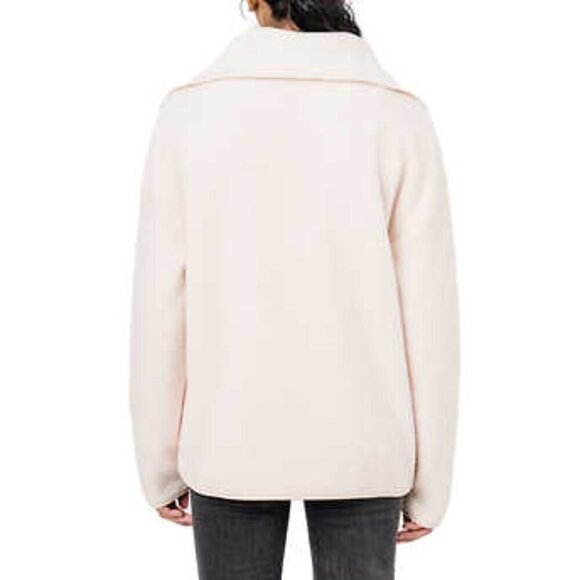 NEW Elle 1/4 Zip Fleece Pullover | Cream - Picture 3 of 9